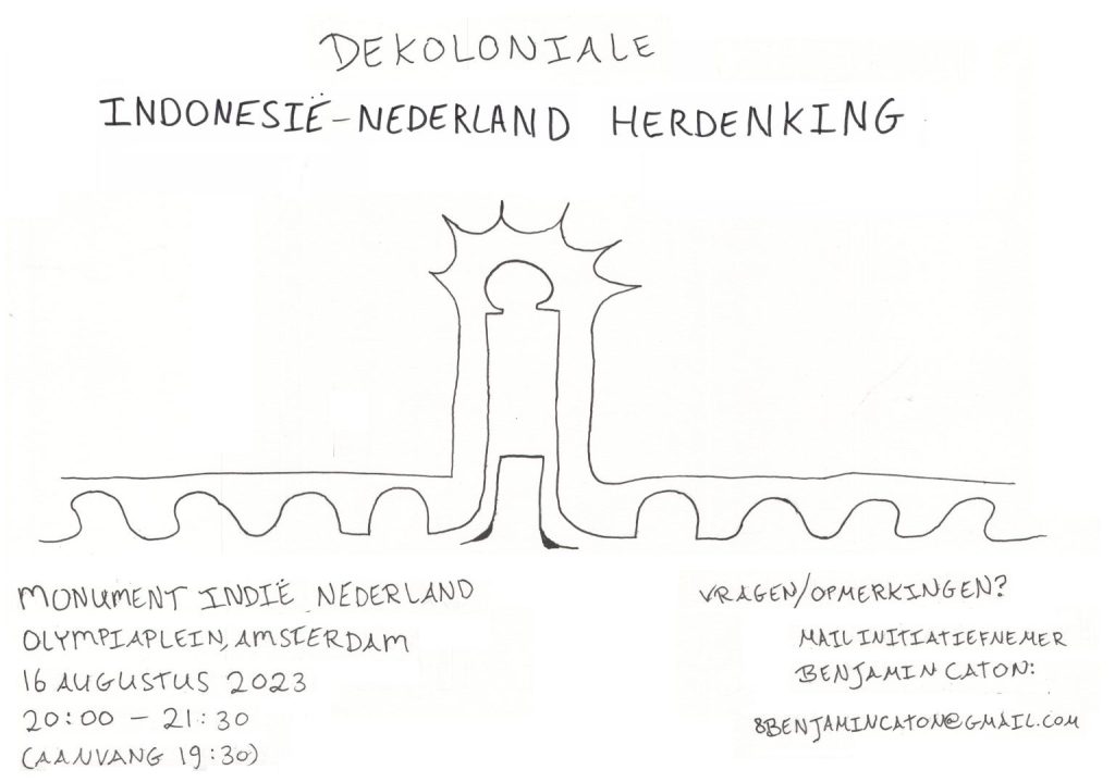 Dekoloniale Indonesië Nederland Indië herdenking